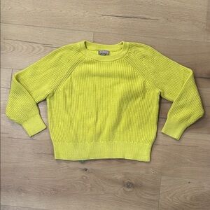 Bright Yellow J Crew Women's Sweater